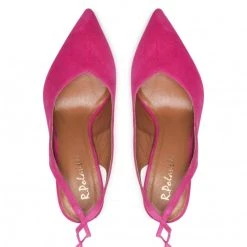 R.Polański Mules Et Sandales Sandales R.POLAŃSKI - 1421 Magnolia Zamsz Rose -R.Polański Soldes Magasin 06 0000300723951 rz