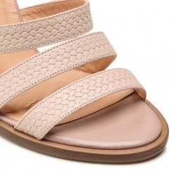 R.Polański Mules Et Sandales Sandales R.POLAŃSKI - 1452 Beżowy Lico/Różowy Lico Beige -R.Polański Soldes Magasin 06 0000300724644 rz