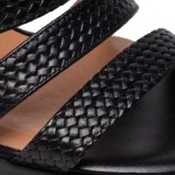 R.Polański Mules Et Sandales Sandales R.POLAŃSKI - 1452 Czarny Polina 550 Lico Noir -R.Polański Soldes Magasin 06 0000300724804 is