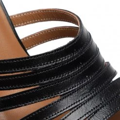 R.Polański Mules Et Sandales Sandales R.POLAŃSKI - 1457 Czarny Polina 550 Lico Noir -R.Polański Soldes Magasin 06 0000300725290 is