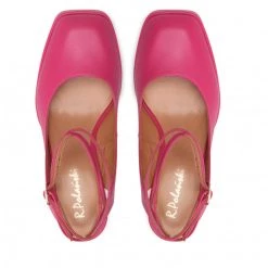 R.Polański Mules Et Sandales Sandales R.POLAŃSKI - 1491 Fuksja Polna Lico 559 Rose -R.Polański Soldes Magasin 06 0000300725542 rz