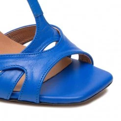 R.Polański Mules Et Sandales Sandales R.POLAŃSKI - 1489 Chaber Polina 561 Lico Bleu -R.Polański Soldes Magasin 06 0000300726655 bs