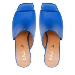 R.Polański Mules Et Sandales Mules / Sandales De Bain R.POLAŃSKI - 1490 Chaber Polina 561 Bleu -R.Polański Soldes Magasin 06 0000300728802 rz
