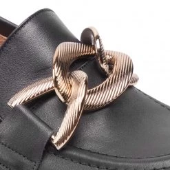 R.Polański Chaussures Basses R.POLAŃSKI - 1459 Czarny Polina 550 Lico Noir -R.Polański Soldes Magasin 06 0000300730607 mg