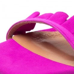 R.Polański Mules Et Sandales Sandales R.POLAŃSKI - 1324 Fuksja Zamsz Rose -R.Polański Soldes Magasin 06 0000300731192 mk