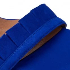 R.Polański Mules Et Sandales Talons Aiguilles R.POLAŃSKI - 1324 Chaber Zamsz Bleu Marine -R.Polański Soldes Magasin 06 0000300731352 mk