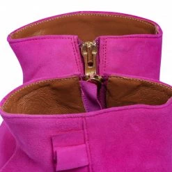 R.Polański Bottes Et Autres Bottines R.POLAŃSKI - 1413 Fuksja Zamsz Rose -R.Polański Soldes Magasin 07 0000300016428 rz