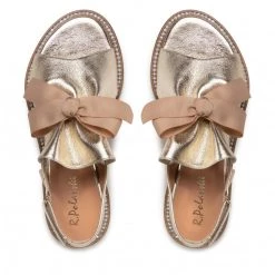 R.Polański Mules Et Sandales Sandales R.POLAŃSKI - 1435 Złoty Lico Or -R.Polański Soldes Magasin 07 0000300716731 ts