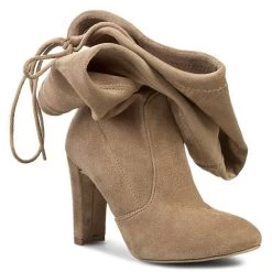 Bottes Et Autres Cuissardes R.Polański - 0761 Beige Beige -R.Polański Soldes Magasin 771824 pola ski 761 be zamsz braz ms 0019